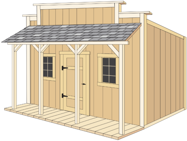 Image of The Brodie model shed by California Shed Company - Ojai, CA