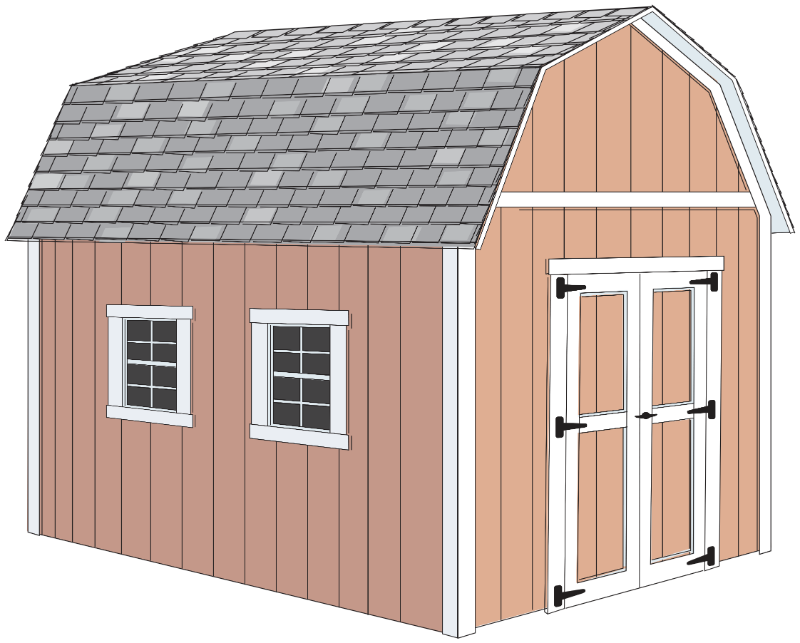 Image of The Pioneertown model shed built by California Shed Company - Ojai, CA