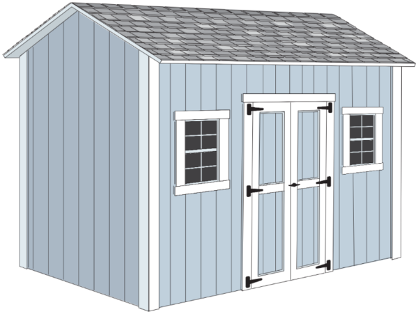 Image of The Ventura model shed from California Shed Company - Ojai, CA